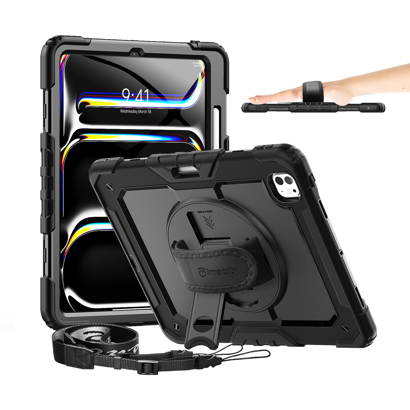 iPad Pro 13 Inch M4 Case 2024-Tough series-Timecity